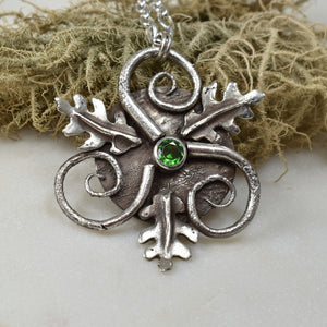Oak and Thorn Triskele - Rumination Jewelry