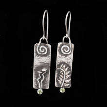 Load image into Gallery viewer, Fern Mushroom Arcane Earrings II - Rumination Jewelry