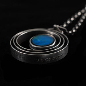 "The Greatest Secrets" Double Opal Spinner - Rumination Jewelry