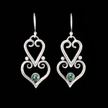 Load image into Gallery viewer, Double Hearts Earrings - Rumination Jewelry