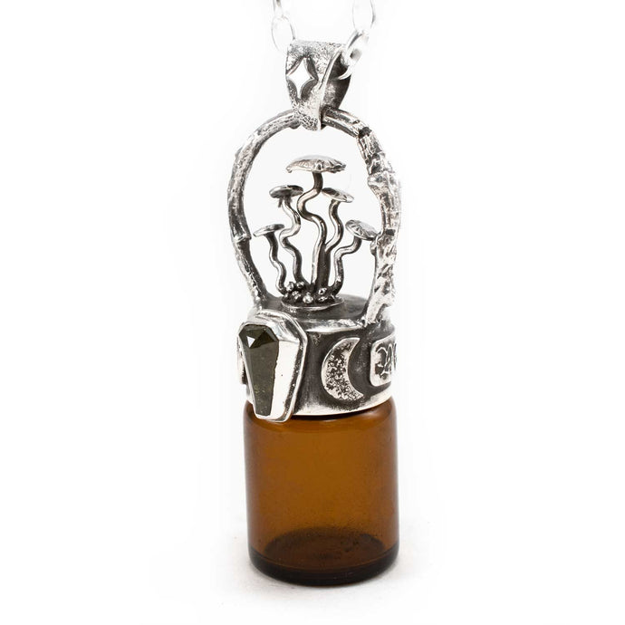 Memento Mori Apothecary Vial - Rumination Jewelry
