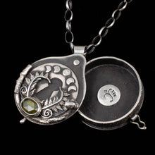 Load image into Gallery viewer, Fern Keyhole Locket - Rumination Jewelry