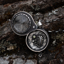 Load image into Gallery viewer, Fern Magnifying Glass Locket - Rumination Jewelry