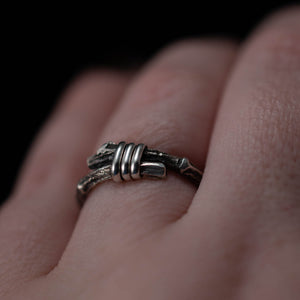 Handfasting Twig Ring Size 6.75 - Rumination Jewelry