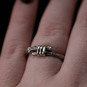 Handfasting Twig Ring Size 7.5 - Rumination Jewelry