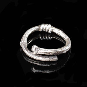 Handfasting Twig Ring Size 7.5 adjustable - Rumination Jewelry