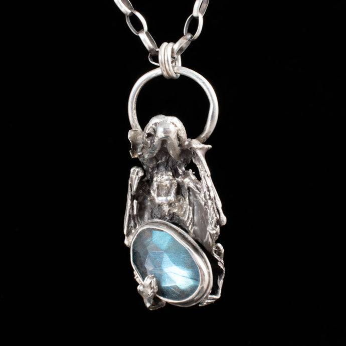 Baby Bat and Labradorite - Rumination Jewelry