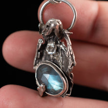 Load image into Gallery viewer, Baby Bat and Labradorite - Rumination Jewelry