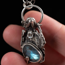 Load image into Gallery viewer, Baby Bat and Labradorite - Rumination Jewelry