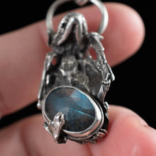Load image into Gallery viewer, Baby Bat and Labradorite - Rumination Jewelry