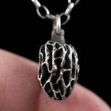 Load image into Gallery viewer, Morel Mushroom Pendant - Rumination Jewelry