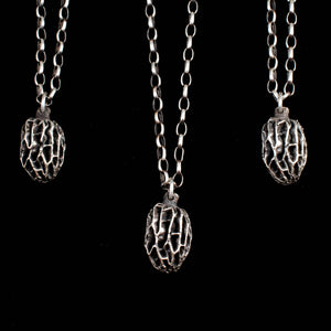 Morel Mushroom Pendant - Rumination Jewelry