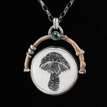 Load image into Gallery viewer, Mushroom Spinner I - Rumination Jewelry