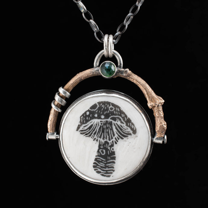 Mushroom Spinner I - Rumination Jewelry