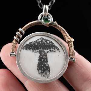 Mushroom Spinner I - Rumination Jewelry