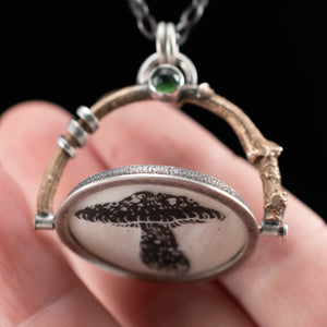 Mushroom Spinner I - Rumination Jewelry