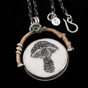 Mushroom Spinner I - Rumination Jewelry