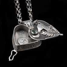 Load image into Gallery viewer, Mushroom Deer Stash Locket - Rumination Jewelry