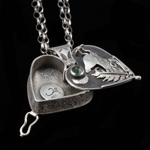 Mushroom Deer Stash Locket - Rumination Jewelry