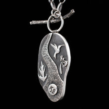 Load image into Gallery viewer, River Rock and Hummingbird - Rumination Jewelry