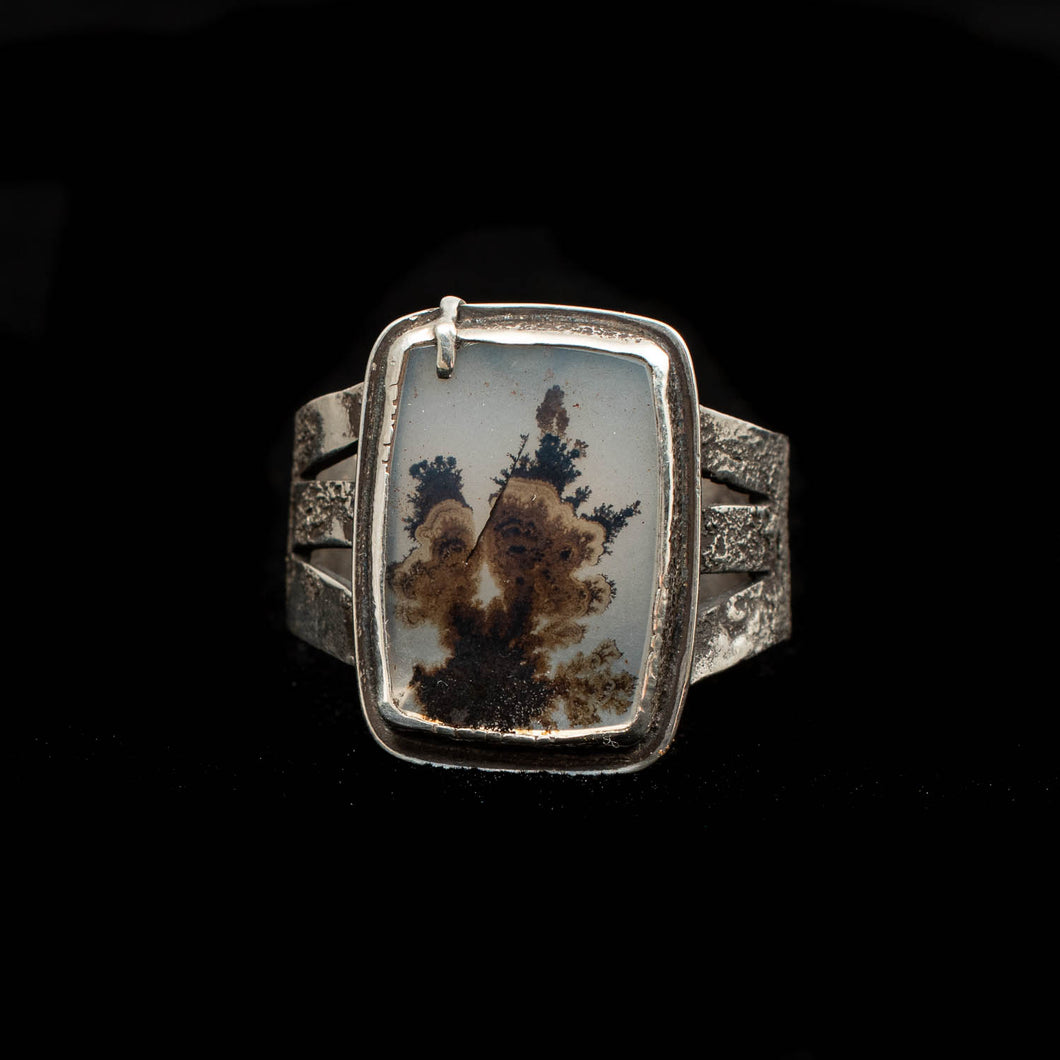 Dendritic Agate Ring Size 8.5