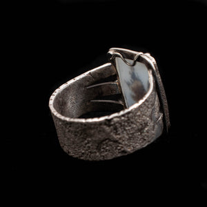 Dendritic Agate Ring Size 8.5