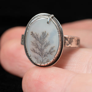 Dendritic Agate Ring Size 8