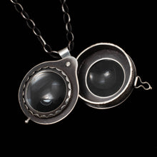 Load image into Gallery viewer, Specimen Collector Magnifying Glass Locket - Rumination Jewelry