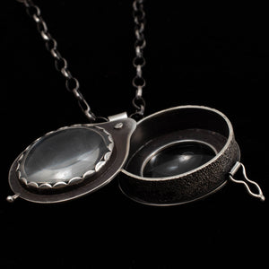 Specimen Collector Magnifying Glass Locket - Rumination Jewelry