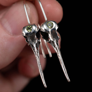 Hummingbird Skulls and Peridot