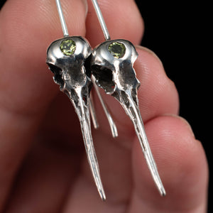 Hummingbird Skulls and Peridot