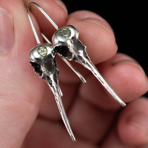 Hummingbird Skulls and Peridot