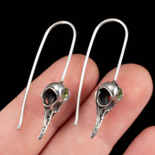 Load image into Gallery viewer, Hummingbird Skulls and Peridot (Short)