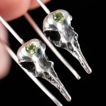 Load image into Gallery viewer, Hummingbird Skulls and Peridot (Short)