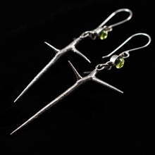 Load image into Gallery viewer, Honey Locust Thorn Earrings - Rumination Jewelry