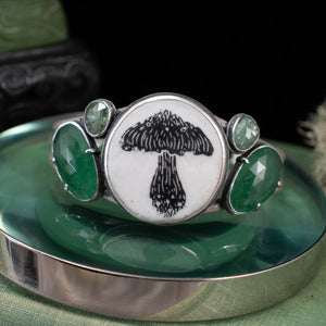 Mushroom Queen Cuff - Rumination Jewelry