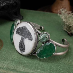 Mushroom Queen Cuff - Rumination Jewelry