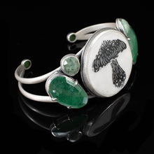 Load image into Gallery viewer, Mushroom Queen Cuff - Rumination Jewelry