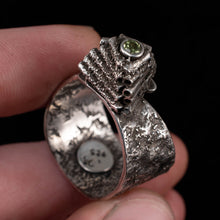 Load image into Gallery viewer, Forest Temple Ring Size 8