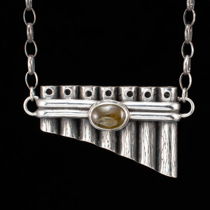 Green Garnet Pan Pipes - Rumination Jewelry