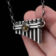 Load image into Gallery viewer, Green Garnet Pan Pipes - Rumination Jewelry