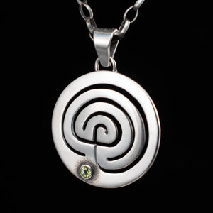 Peridot Labyrinth - Rumination Jewelry
