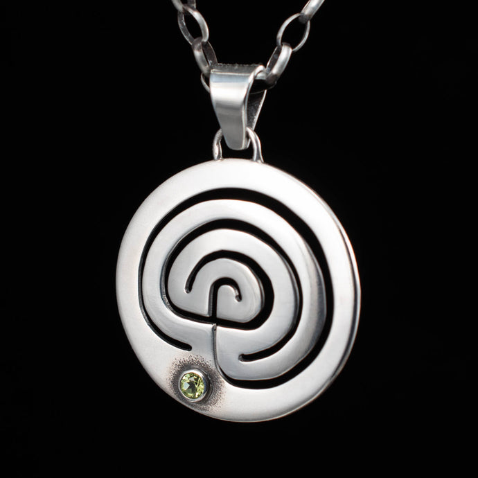 Peridot Labyrinth - Rumination Jewelry