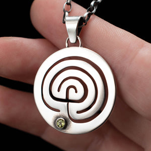 Peridot Labyrinth - Rumination Jewelry