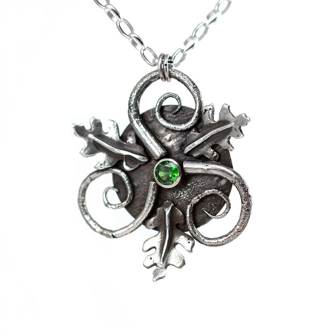 Oak and Thorn Triskele - Rumination Jewelry